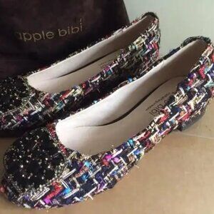 Elegant Women apple bibi Dress Shoes Slip On Party Fashion size EU 38